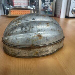 Vintage, Farmhouse, Shabby Chic Cake/Pudding/Bread Molds #2- Oval Walnut/mellon